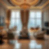 Luxurious interiors of a بلاتينيوم property in Dubai showcasing elegance and sophistication