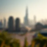 Dubai skyline showcasing elegant real estate developments
