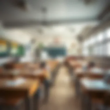 Classroom environment in a Dubai school