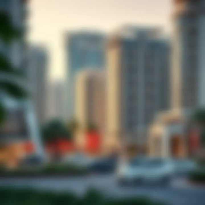 Real Estate Projects in Dubai South An illustration of various real estate projects in Dubai South.