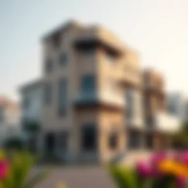 Diverse Housing Types in the UAE A scenic representation of various housing types in the UAE