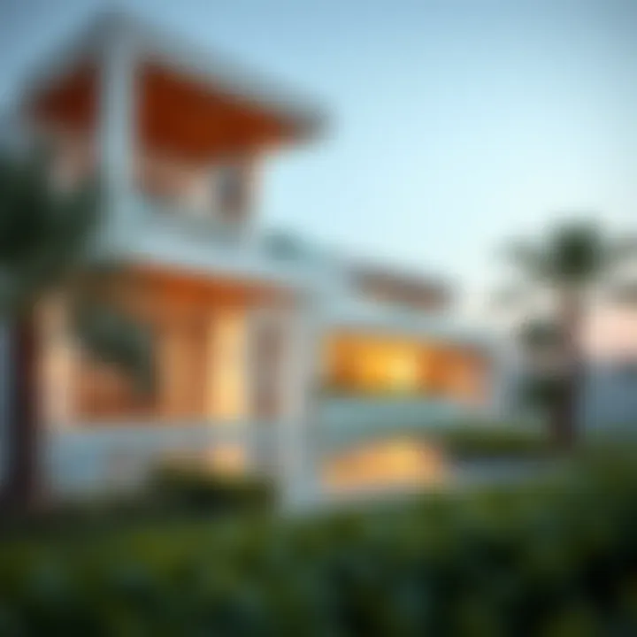 Modern Villa in the UAE A picturesque view of a modern villa in the UAE