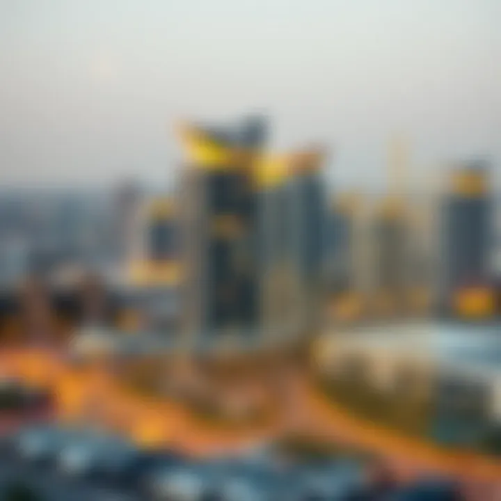 Graph illustrating current real estate market trends in Dubai