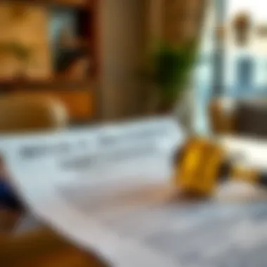 Legal document representing rental agreements in Dubai