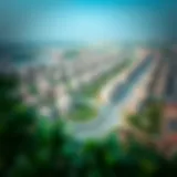 Aerial view of Al Nahda 1 showcasing residential developments