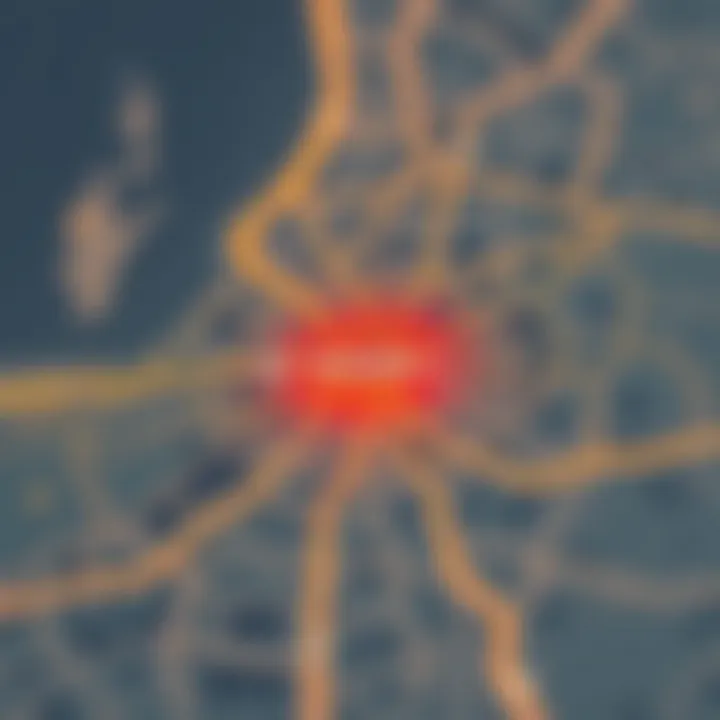 Map highlighting the geographical location of Al Nahda 1 in Dubai