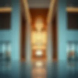 Modern architecture of Al Zahia Sales Office