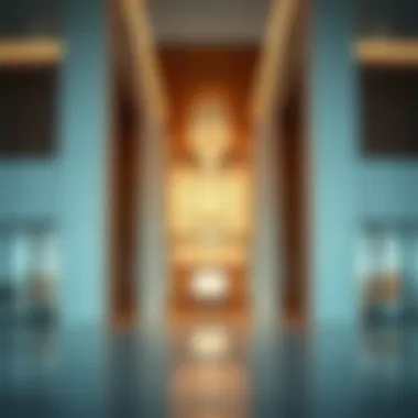 Modern architecture of Al Zahia Sales Office