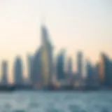 Dubai skyline showcasing iconic architecture