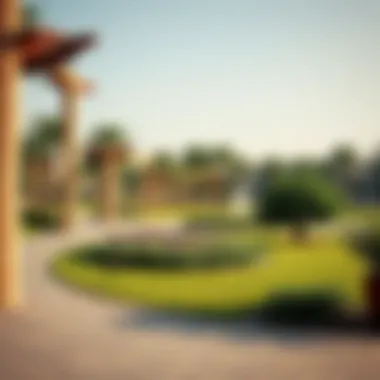 Vibrant community park in Jumeirah Village Circle