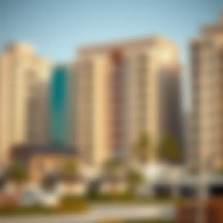 Graph showing real estate market trends in UAE