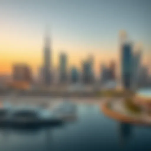 A scenic view of Dubai showcasing modern architecture