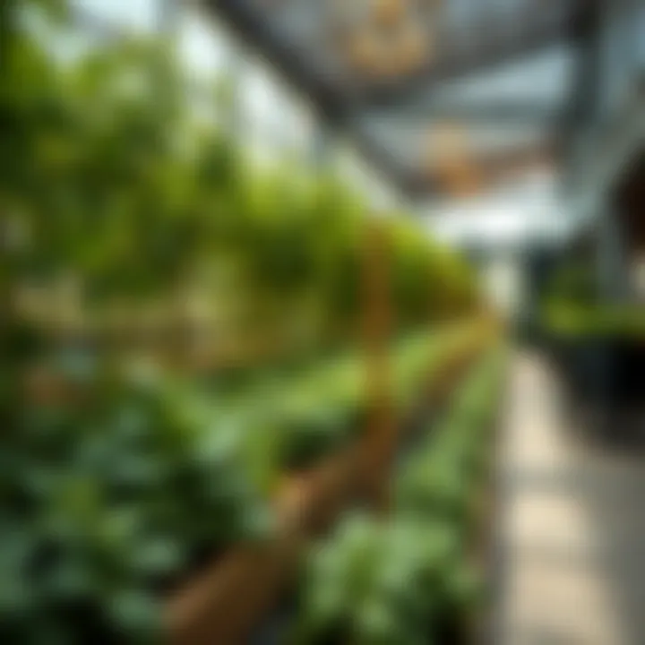 A beautifully designed urban farm integrating nature into city life.