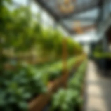 Innovative Urban Farm Design A beautifully designed urban farm integrating nature into city life.