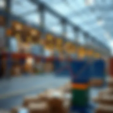 Detailed infographic depicting market trends in Dubai's warehouse sector