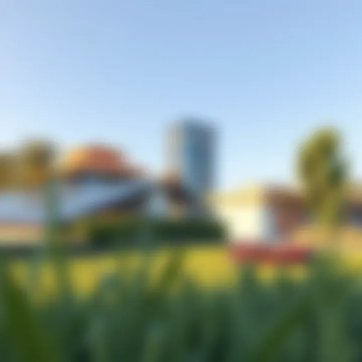 Sustainable features such as solar panels and eco-friendly installations in Wasl Green Park